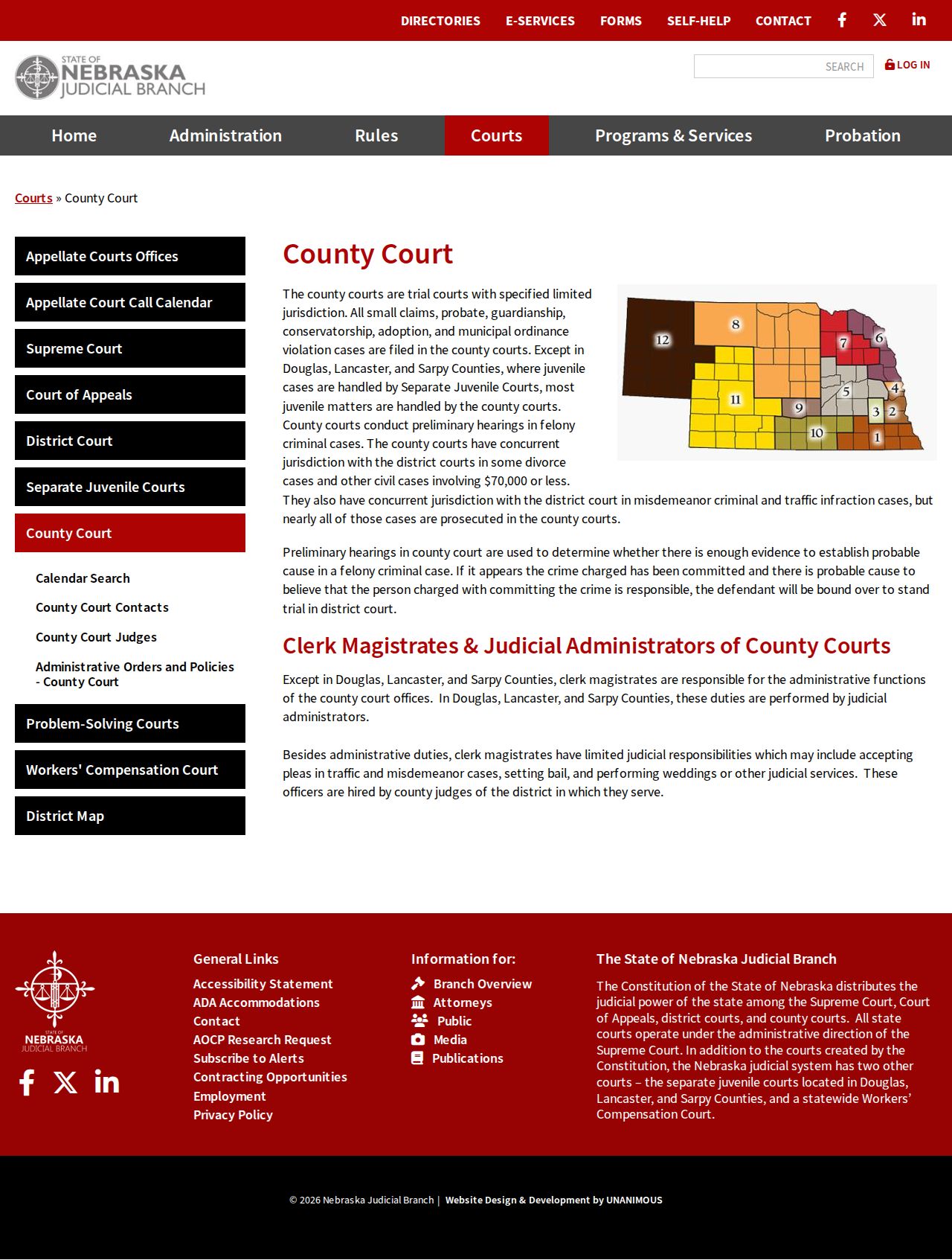 Blaine County civil docket County Court jurisdiction information