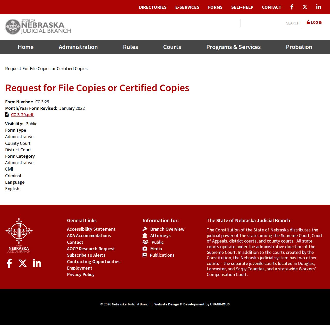 Blaine County court records copy and certified-copy instructions