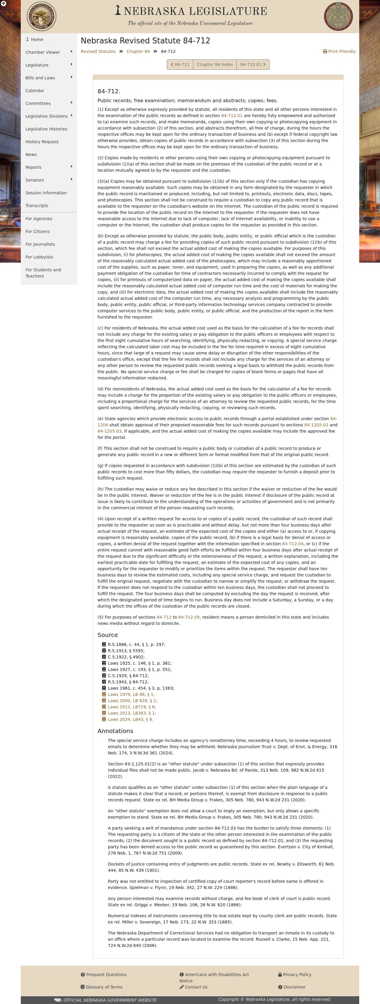 Blaine County Halsey court docket Nebraska public-records inspection and copying statute