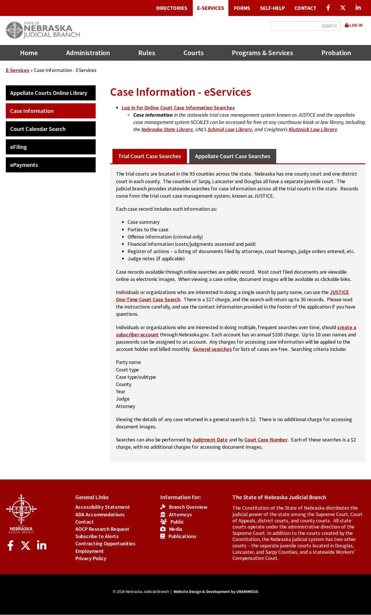 Blaine County court docket JUSTICE case-information service